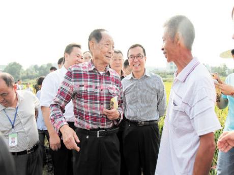 “85后”袁隆平田间地头过生日